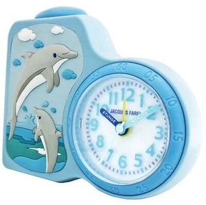 JACQUES FAREL ACB712DO-G DELFIN WECKER WECKER MÄDCHEN KINDERWECKER UHR WEISS - Bild 1 von 1