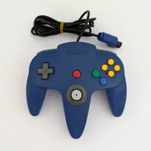 9/10 Joystick VGC! Tested Genuine Authentic Nintendo 64 N64 Controller Blue - Picture 1 of 4