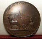 1677 1960s French King LOUIS XIV  HISTORICAL 72mm MEDAL Cambrai taken agricultur