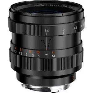 Thypoch Lens Simera 75mm f/1.4 ASPH Lens for Leica M Mount (Black) - Picture 1 of 7