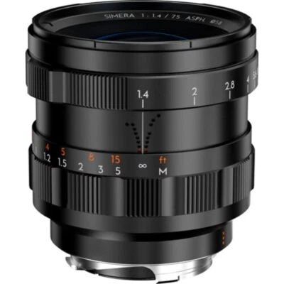 Thypoch Lens Simera 75mm f/1.4 ASPH Lens for Leica M Mount (Black) - Image 1 of 4