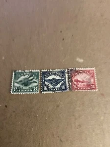 US Stamp Scott #C4-C6 1923 Second Airmails Complete Set ..Used.. NG..SCV $72.50 - Picture 1 of 2