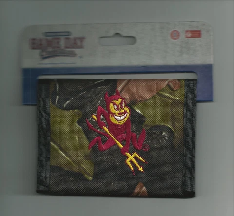 ASU Arizona State Sun Devils Camo Wallet Camouflage Mens Bi-fold Wallet Cover