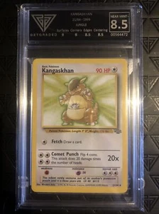 kangaskhan 21/64 jungle GETGRADED 8.5 NM+ pokemon card NOT PSA - Picture 1 of 2