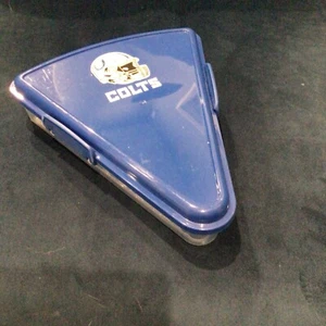 nwt NFL certified Indianapolis Colts plates set of 2 pizza sliced holders snap l - Picture 1 of 3