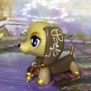 Mini Toy Pet Shop, Cute Dachshund , OOAK Custom, Hand Painted - Picture 1 of 5