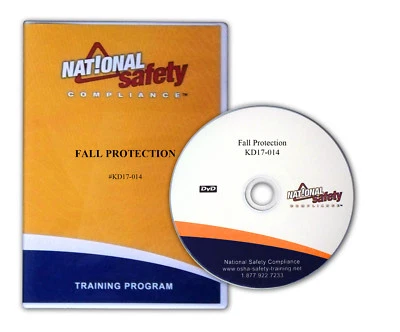 NATIONAL SAFETY COMPLIANCE, INC Fall Protection Safety Training Kit W/ Employee Quiz, Certificate, and More