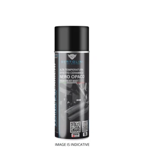 Vernice spray ALTA TEMPERATURA ceramica nero opaco SCARICO moto auto 850°C - Foto 1 di 1