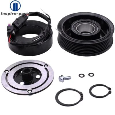 Kit de embrague compresor de aire acondicionado con 7 ranuras para Honda Civic 2016 2017-2021 L4 2,0 L Foto 1 de 4