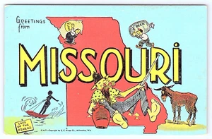 Missouri mo Large Letters postcard A10022 - Picture 1 of 2