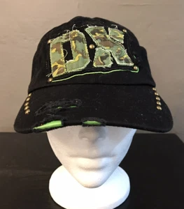 Vintage WWE hat DX Army Cap Black & Green Distressed Hat 2009 Unisex Adjustable - Picture 1 of 7