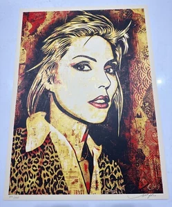 SHEPARD FAIREY - Debbie Harris Canvas - 2010 - ed/450 - Blondie - OBEY GIANT - Picture 1 of 7