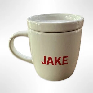 Taza de cerámica con tapa. 10 OZ. Taza de colección Jake de State Farm - Imagen 1 de 4