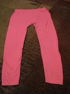 JUSTICE, GIRL'S FUCHSIA NYLON BL ELASTIC WAIST LEGGINGS, SIZE S - Picture 1 of 3