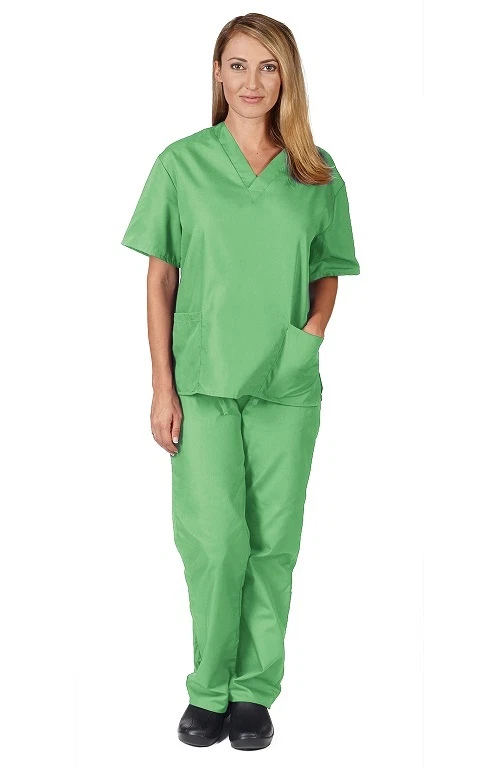 Conjunto de esfoliante de enfermagem médica UNIFORMES NATURAIS masculino feminino unissex calça BP101  - Imagem 1 de 4