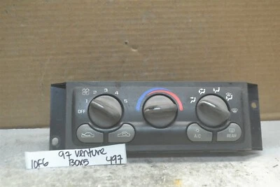  Chevrolet Venture 97-99 temperatura aire acondicionado clima 09355492 control 497-10F6-BX5 Foto 1 de 4