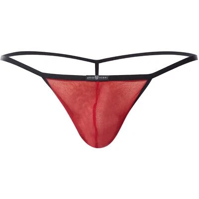 Gregg Homme Pleez Me String mens underwear thong brief mesh pouch see through - Image 1 of 3