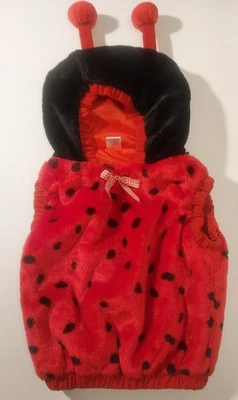 Halloween Infantil Peluche Ladybug Lindo Esponjoso Chaleco con Capucha Disfraz Rojo 12-24 Meses  Foto 1 de 4