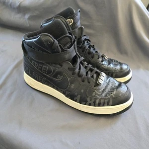 Nike Air Force 1 High ‘07 PRM Black “Toll Free” Men’s Size 11 - Picture 1 of 10