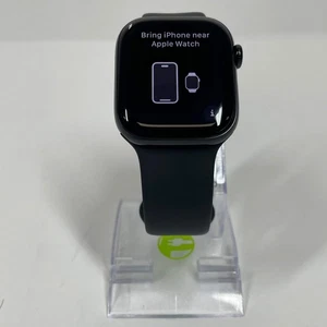 GPS Only Apple Watch Series 10 42MM Jet Black Aluminum MWWE3LW/A - Photo 1 sur 9