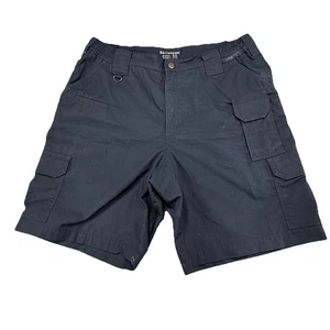 5.11 Tactical 73287 Taclite Pro 8" Mens Sz 34 Navy Ripstop Canvas Cargo Shorts - Picture 1 of 7