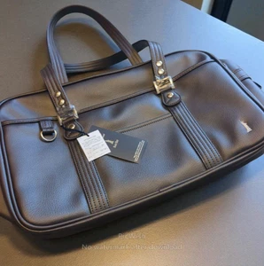 EASTBOY Venus School Bag Synthetic Leather Chocolate color Double zipper NEW - Picture 1 of 24