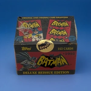 1989 Sealed Topps Deluxe Re-Issue 1966 Batman Series 1&2 143 Cards - Picture 1 of 5
