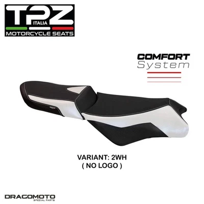 BMW K 1300 GT 2009-2011 Asiento Tapizado BK13GA1C-2WH-4 TPZ Blanco SISTEMA CONFORT Foto 1 de 4