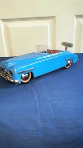 Vintage Distler Key Wind Blue Ford Convertible-D-3200 With Key-Works-Good cond. - Picture 1 of 14