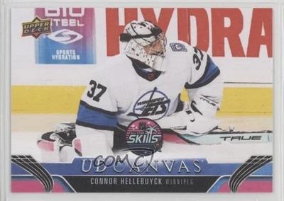 2023 Upper Deck Extended Series UD Canvas NHL All-Star Connor Hellebuyck #C418 - Image 1 of 2