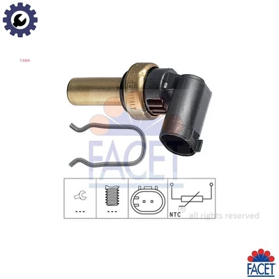 SENSOR COOLANT TEMPERATURE 7.3324 FOR ALFA ROMEO FIAT VAUXHALL ZAFIRA/II/III 159 - Image 1 of 4