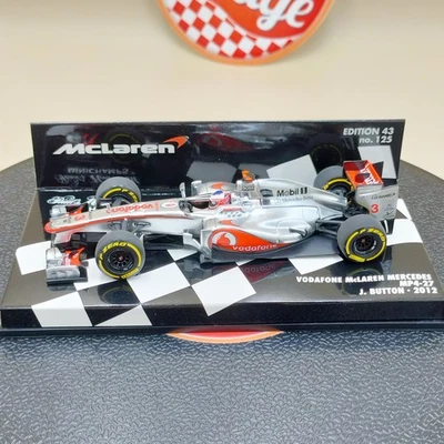 MINICHAMPS 1/43 Vodafone McLaren Mercedes MP4-27 Jenson Button 2012 530124303 - Image 1 of 4