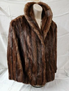 Vintage Women’s Real Fur MINK Jacket Medium/Small - Picture 1 of 5