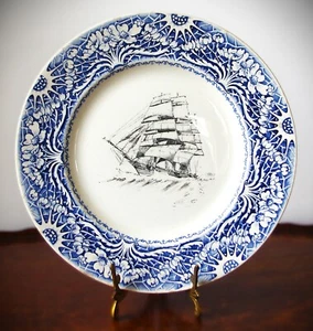 Clarice Cliff Ship Plate Sailing Vessel 27cm - Picture 1 of 2
