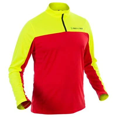 LAMM GMBH Forst-Extrem Beginner 2.0 Funktionsshirt langarm, rot-gelb
