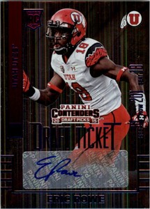 2015 Panini Contenders Draft Picks College Draft Ticket Blue Foil #251 Eric Rowe