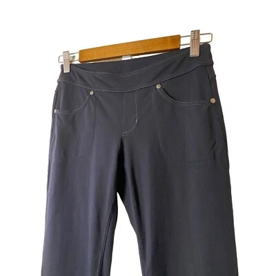 Athleta женщин Activewear Athletic Bootcut йога брюки черный вязаный эластичной размер XSP - Изображение 1 из 4