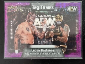 2022 AEW Rey Fenix Penta El Zero M PURPLE PYRO /199 Card Upper Deck #90005 - Picture 1 of 2