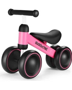 Pink Baby Balance Bike Toddler Exercise Children's Balance Bike 1-3 Years Girls - Picture 1 of 2