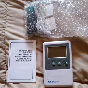 Fisher brand Traceable Thermometer Fridge/Freezer - Picture 1 of 4