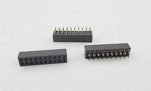10x 2mm 2.0mm 2x10 Pin 20 Pin Female Double Row Straight Pin Header Strip Pitch - Picture 1 of 8