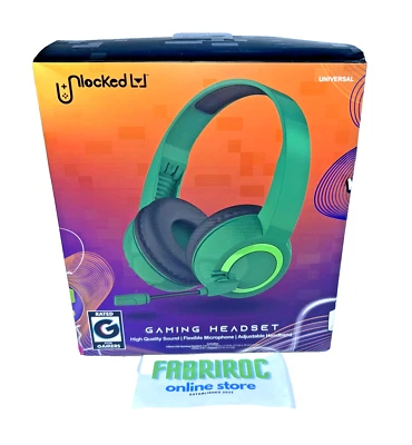 Unlocked - Wired Gaming Headset green edition!!! - Image 1 of 4