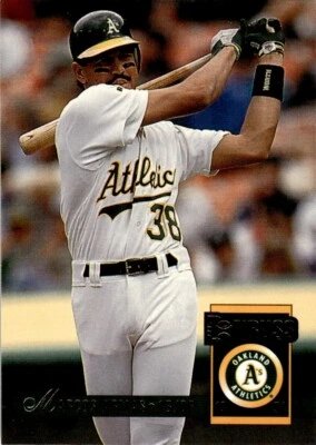 Marcos Armas #51 Oakland Athletics 1994 Donruss Baseball Card - Image 1 of 2