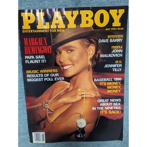 Vintage Playboy Magazine 1990 - May Margaux Hemingway - Picture 1 of 7