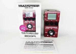 Zoom MS-60B Multi-Stomp Effektpedal für Bassgitarre mit OVP KOSTENLOSER VERSAND - Bild 1 von 12