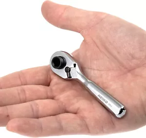 Stubby Ratsche, 1/4 Zoll Ratsche Schraubenschlüssel und Bit Driver, 108 Zähne Wenderatte - Bild 1 von 6
