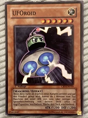 Yugioh Karte: UFOroid (CRV-DE010) - Ultra Rare, 1. Auflage, Yu-Gi-Oh - Bild 1 von 2