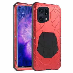 iMATCH Shockproof Metal Hybrid Silicone Case Cover for OPPO Find X5 Pro / X3 Pro - Picture 1 of 17