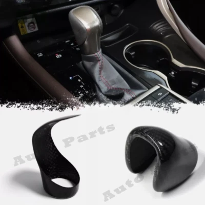 FOR Real carbon fiber shift knob cover 16-20 Lexus RX RX350 RX450 F Sport AL20 - Image 1 of 4