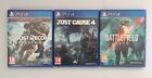 Ps4 Games Bundle, X4, Bf2042, Ghost Recon Breakpoint, Just Cause 4, Ac Valhalla